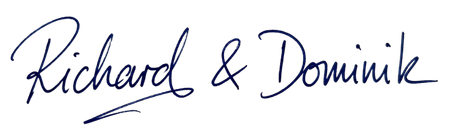 Richard and Dominik's signatures
